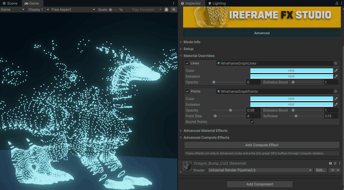 Bio Sync compute shader effect preview